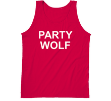 Load image into Gallery viewer, Red Party Wolf Tank Tanktop
