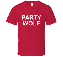Load image into Gallery viewer, Red Party Wolf  T Shirt
