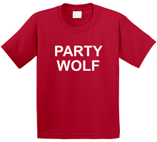 Load image into Gallery viewer, Red Party Wolf T Shirt
