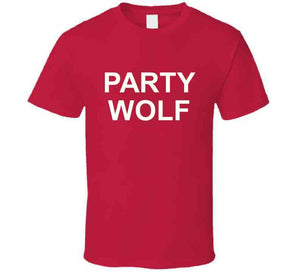 Red Party Wolf Baby One Piece