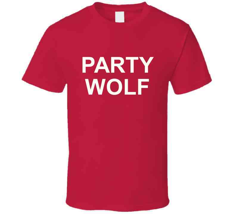 Red Party Wolf Baby One Piece