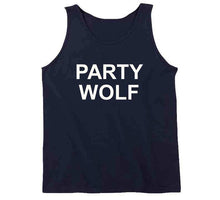 Load image into Gallery viewer, Navy Party Wolf T T Shirt
