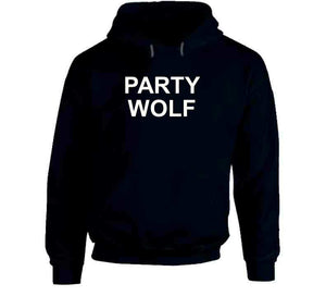 Navy Party Wolf T T Shirt