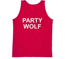 Load image into Gallery viewer, Red Party Wolf  T Shirt
