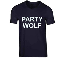 Load image into Gallery viewer, Original Party Wolf Navy T Shirt
